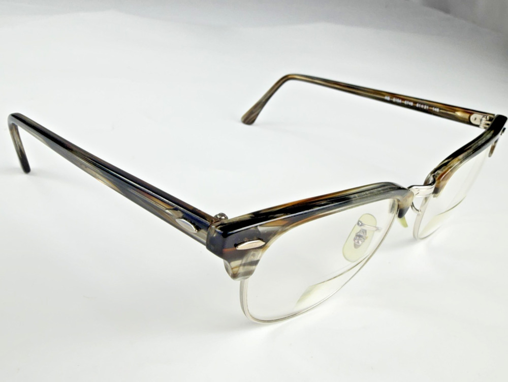 Ray-Ban RB5154 5749 Clubmaster Mens Brown 51-21-145mm Eyeglasses FRAMES ONLY